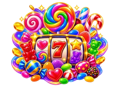 Candy Themed Slot Icons